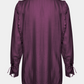 skjorte, shirt, lilla, purple, flæser, bindebånd, lang, løs, viskose, let, blød, fin, smuk, elegant, klassisk, feminin, cool, rå, sej, pæn, unik, musthave, hverdag, fest,