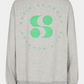 S232331 sweatshirt, grey melange