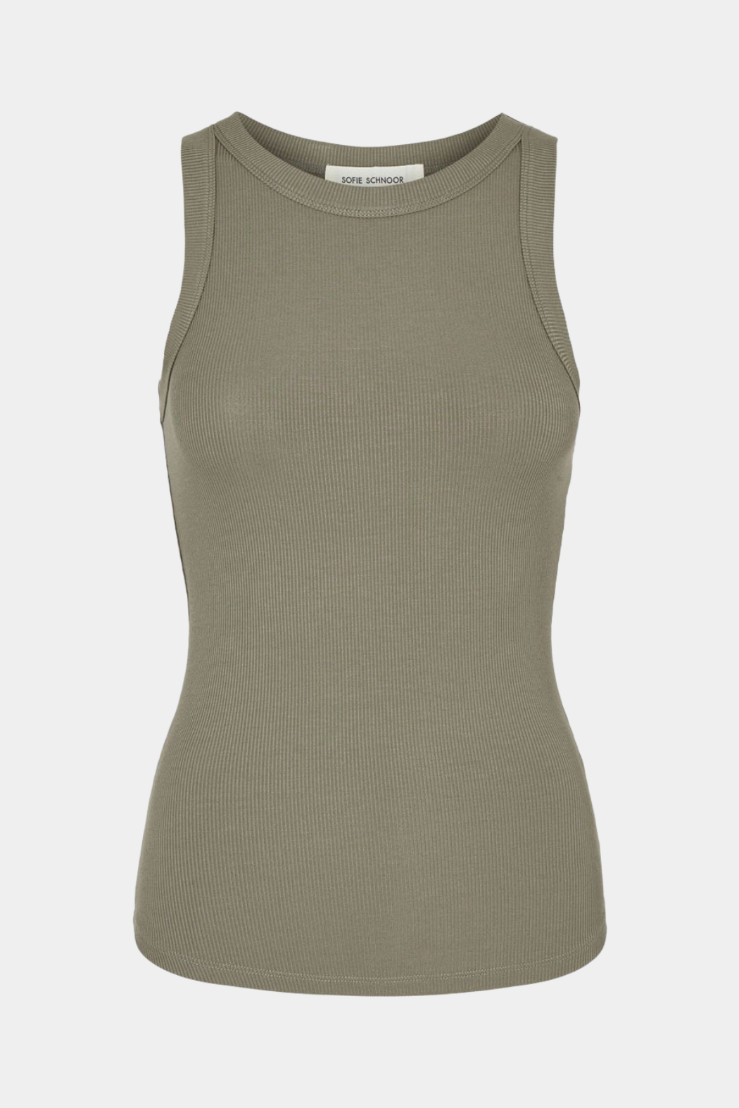 top, bluse, hvid, white, rib, rundhals, viskose, let, blød, fin, smuk, elegant, klassisk, feminin, pæn, rå, cool, sej, unik, musthave, basis, basic, hverdag, fest