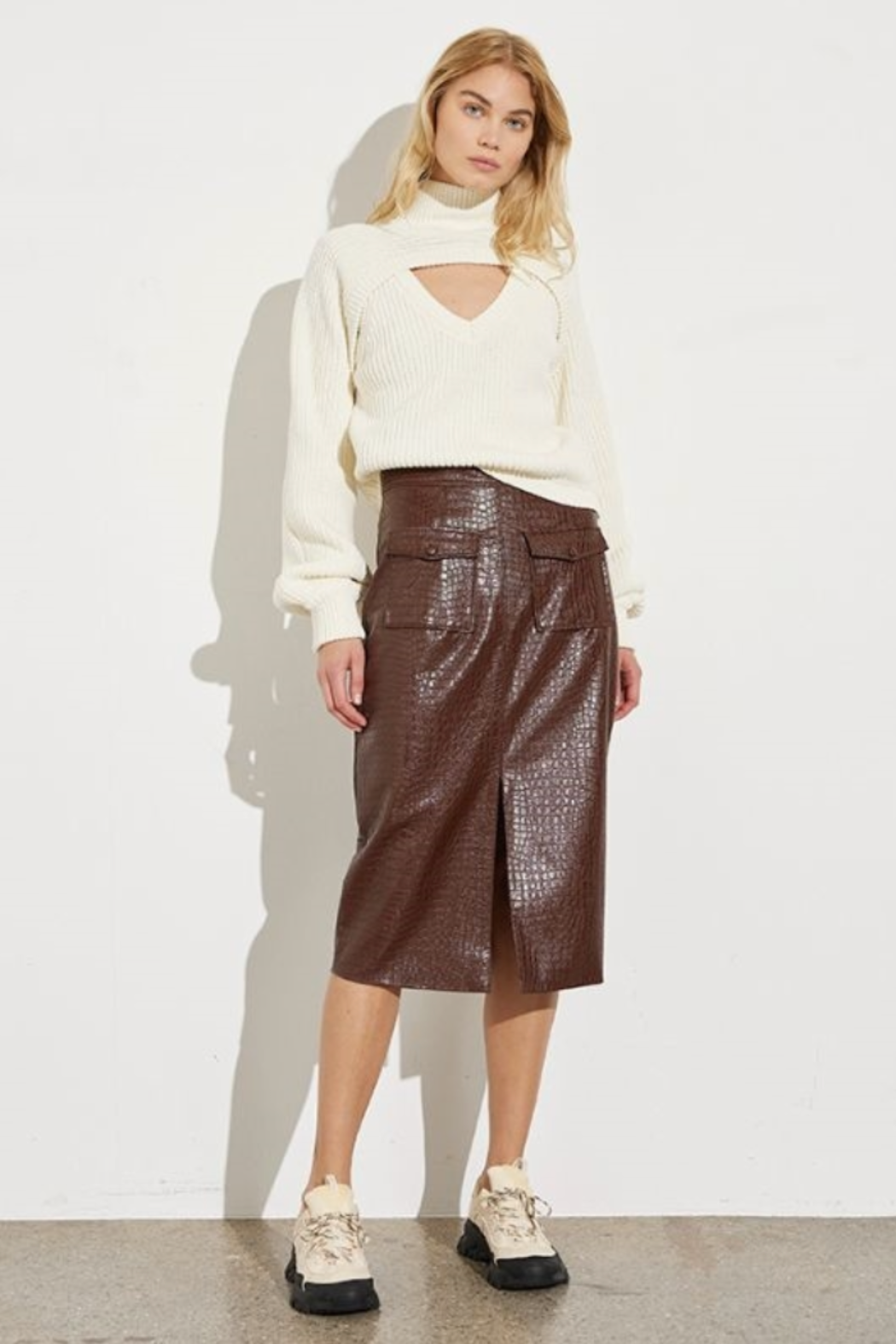 Ansorro-M skirt, walnut brown