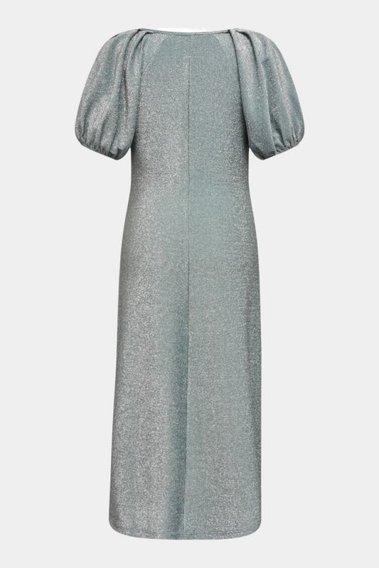 Eva short sleeve dress, turquoise