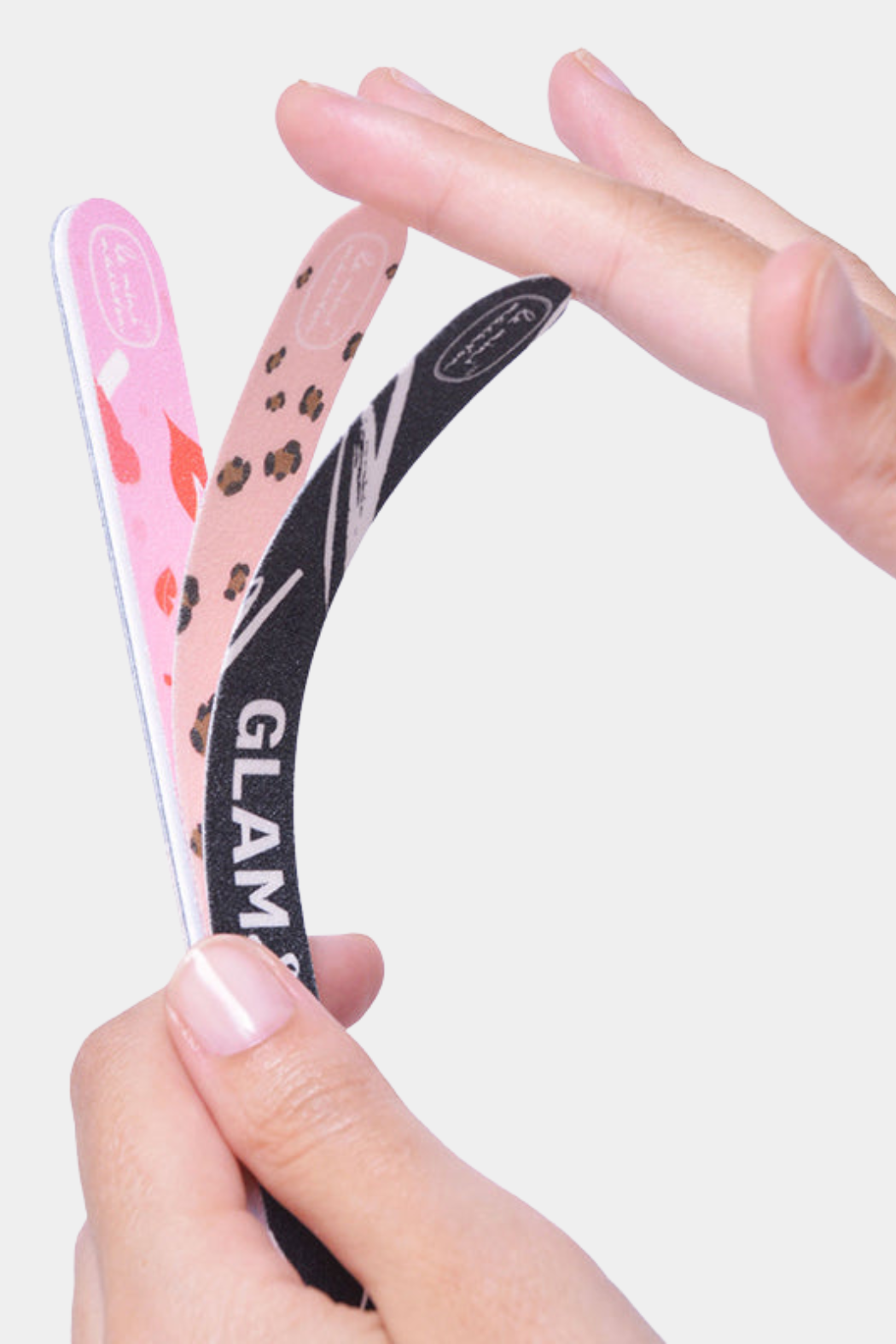 Nail file "glam&go", 6-in-1 peel off