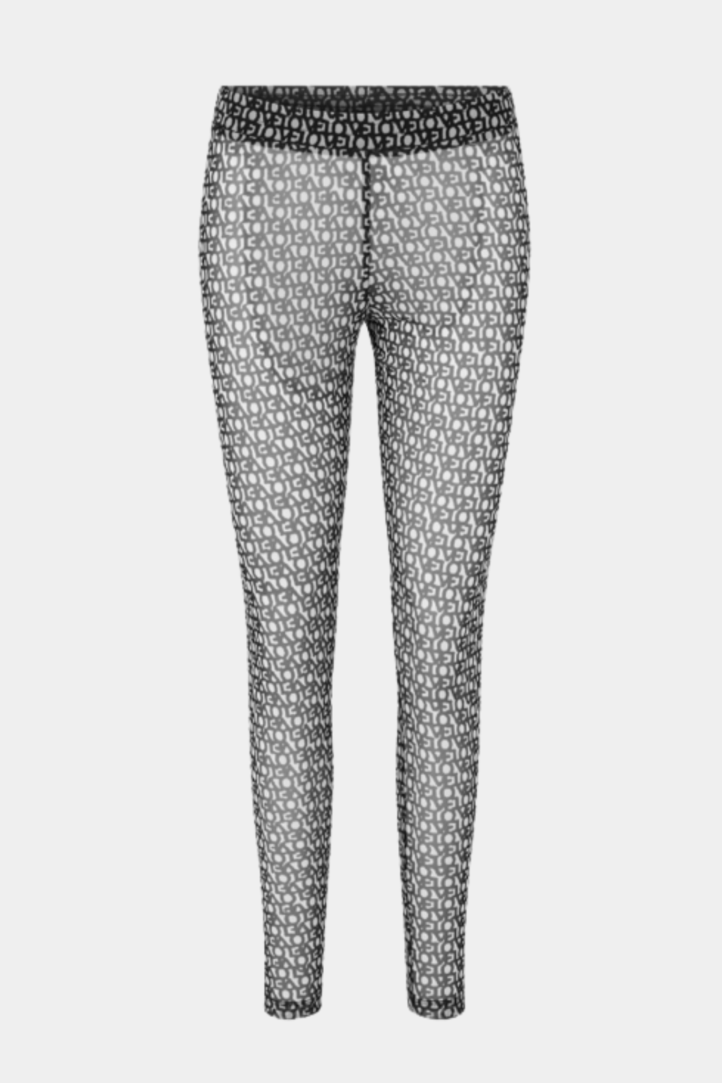 leggings, bukser, mesh, meshleggings, print, sort, hvid, love, elastik, blød, soft, hverdag, fin, fest, elegant, feminin, cool, rå, kvinde, dame, woman