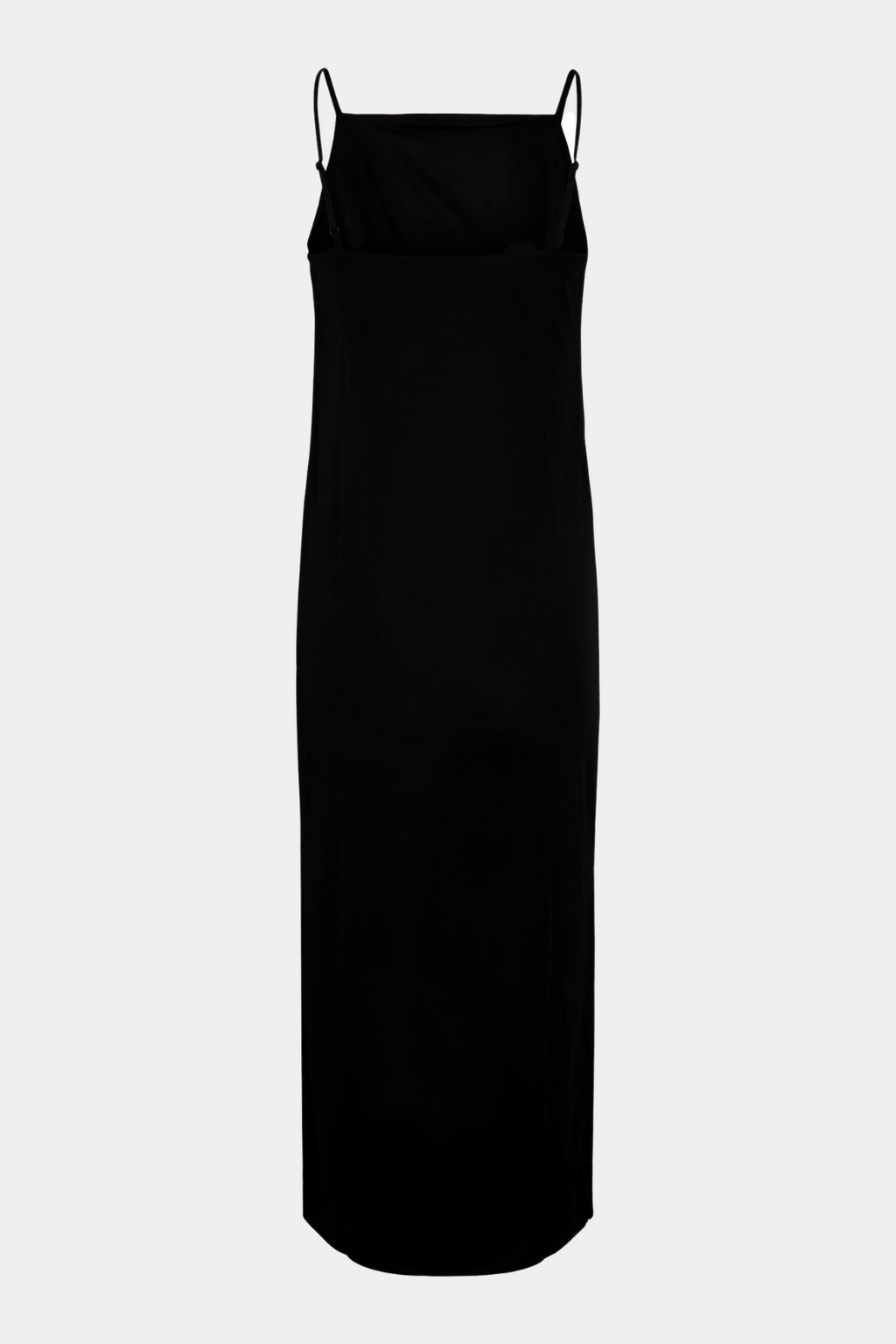 PCKatelynn strap midi dress, black
