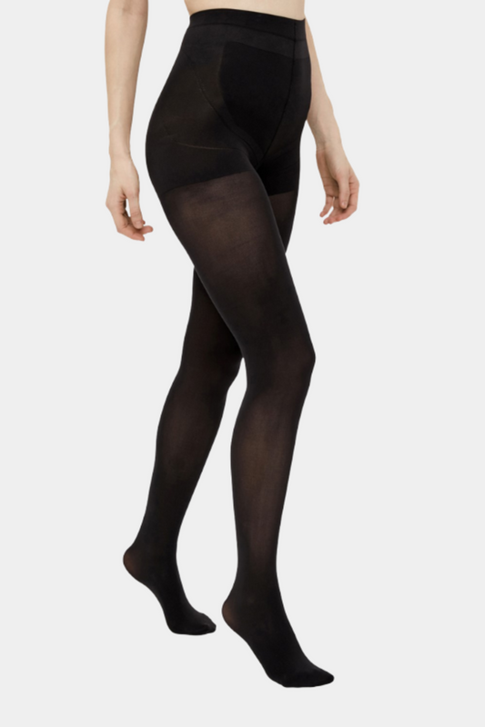 strømpebuks, strømpebukser, tights, leggings, 40, den, denier, sort, black, nylon, microfiber, shape, højtaljet, hverdag, fin, fest, holdbar, durable 