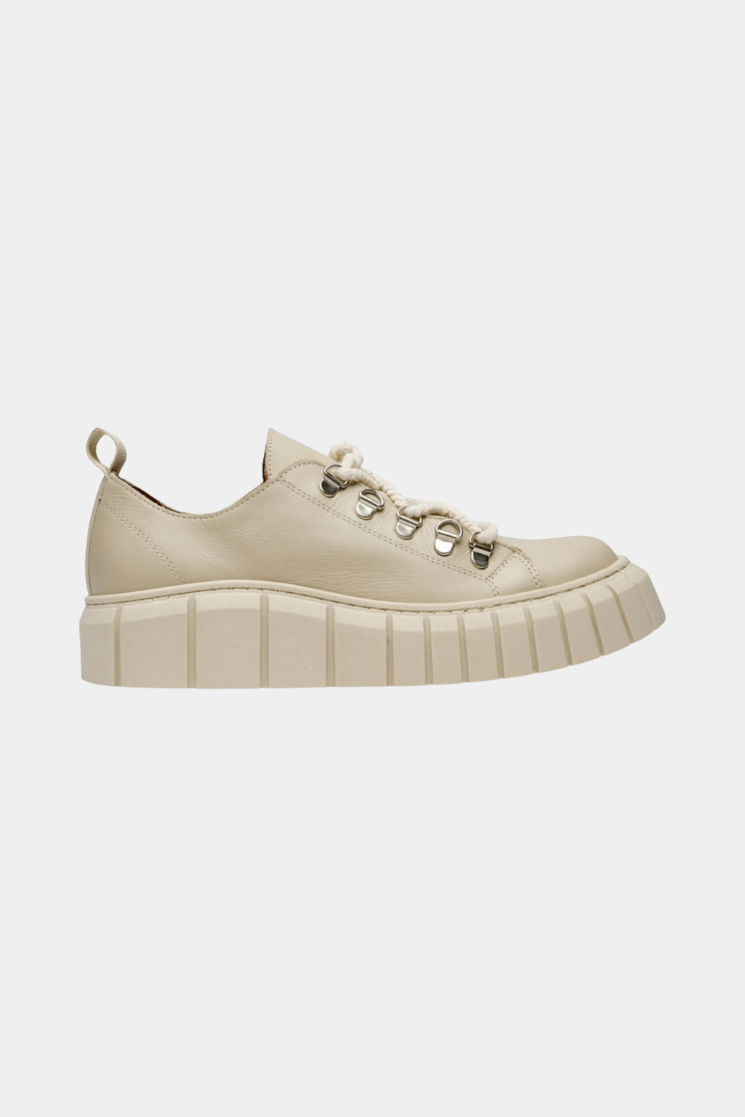 sneaker, sneaks, sneakers, sko, kondisko, skind, læder, rå sål, gummi, comfort, memoryskum, snørrerbånd, creme, råhvid, Fin, smuk, elegant, klassisk, pæn, rå, cool, sej, unik, musthave, hverdag, fest