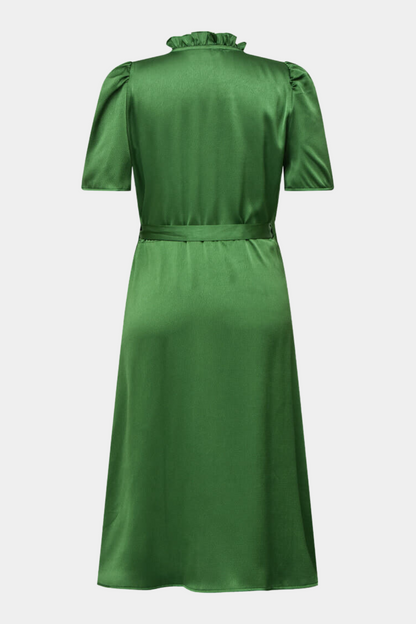 Peony medi dress, green