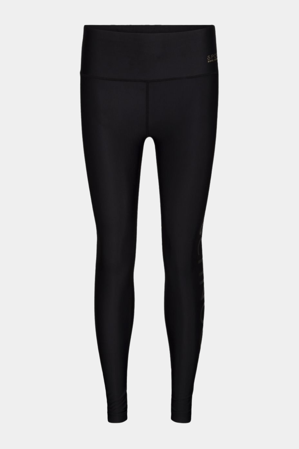 leggings, gamacher, legging, sport, træning, workout, shiny, glat, elastik, højtaljet, print, tryk, logo, sort, black, cool, rå, hverdag, fin, fest, elegant, woman, dame, kvinde