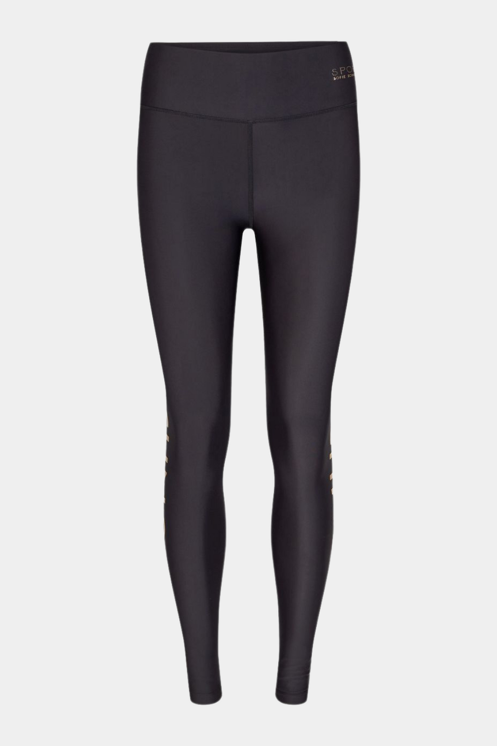 leggings, gamacher, legging, sport, træning, workout, shiny, glat, elastik, højtaljet, print, tryk, logo, sort, black, cool, rå, hverdag, fin, fest, elegant, woman, dame, kvinde
