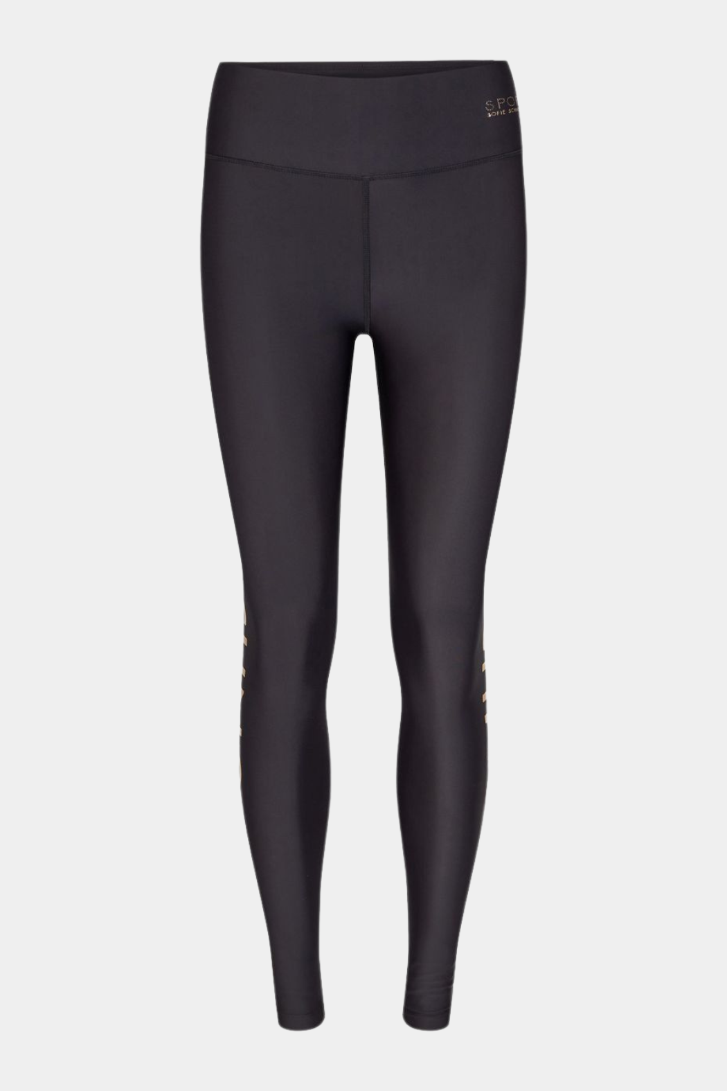 leggings, gamacher, legging, sport, træning, workout, shiny, glat, elastik, højtaljet, print, tryk, logo, sort, black, cool, rå, hverdag, fin, fest, elegant, woman, dame, kvinde