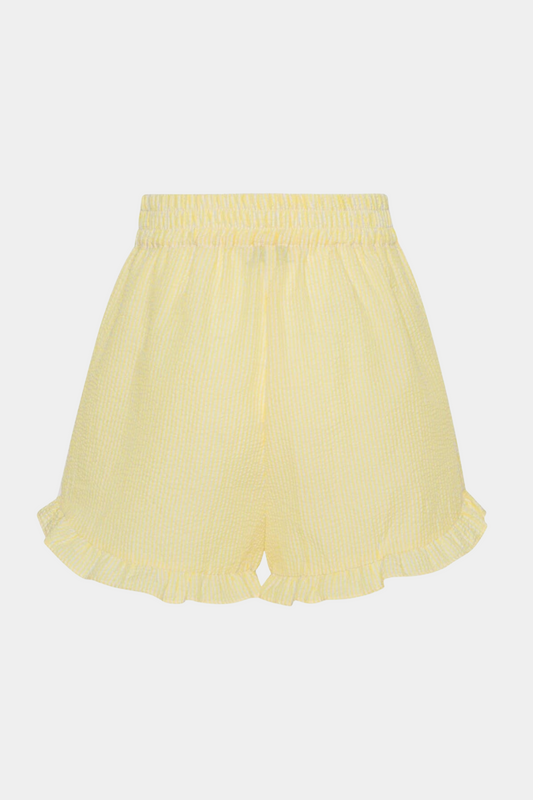 Sonja shorts, yellow/white